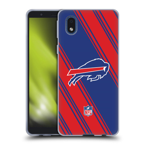 NFL Buffalo Bills Artwork Stripes Soft Gel Case for Samsung Galaxy A01 Core (2020)