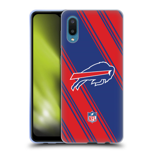 NFL Buffalo Bills Artwork Stripes Soft Gel Case for Samsung Galaxy A02/M02 (2021)