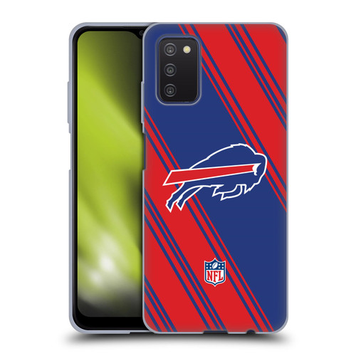 NFL Buffalo Bills Artwork Stripes Soft Gel Case for Samsung Galaxy A03s (2021)