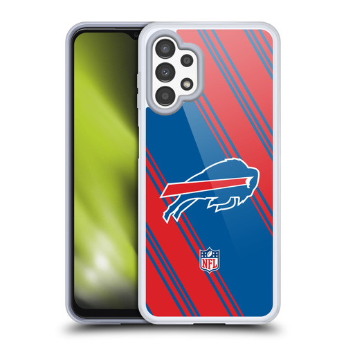 NFL Buffalo Bills Artwork Stripes Soft Gel Case for Samsung Galaxy A13 (2022)