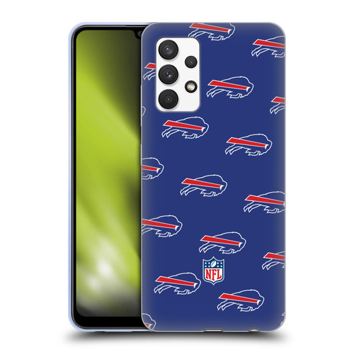 NFL Buffalo Bills Artwork Patterns Soft Gel Case for Samsung Galaxy A32 (2021)