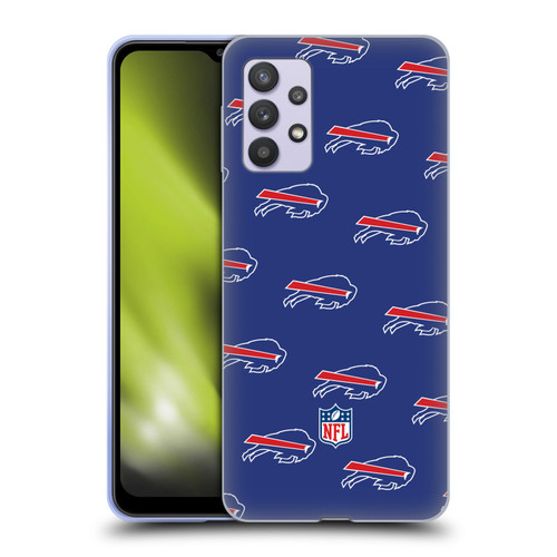 NFL Buffalo Bills Artwork Patterns Soft Gel Case for Samsung Galaxy A32 5G / M32 5G (2021)