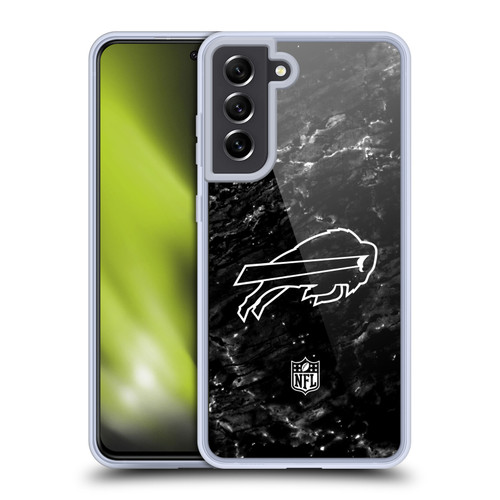 NFL Buffalo Bills Artwork Marble Soft Gel Case for Samsung Galaxy S21 FE 5G