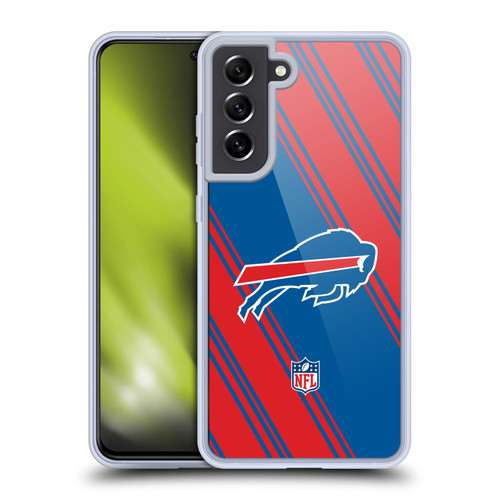 NFL Buffalo Bills Artwork Stripes Soft Gel Case for Samsung Galaxy S21 FE 5G NFL Buffalo Bills Artwork Stripes Soft Gel Case for Samsung Galaxy S21 FE 5G