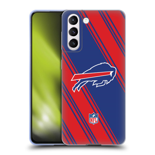NFL Buffalo Bills Artwork Stripes Soft Gel Case for Samsung Galaxy S21 5G