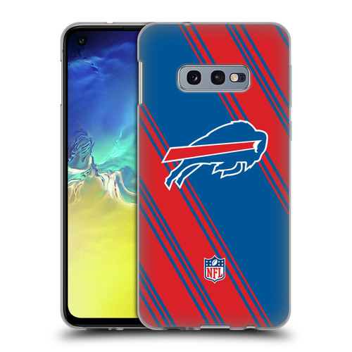 NFL Buffalo Bills Artwork Stripes Soft Gel Case for Samsung Galaxy S10e