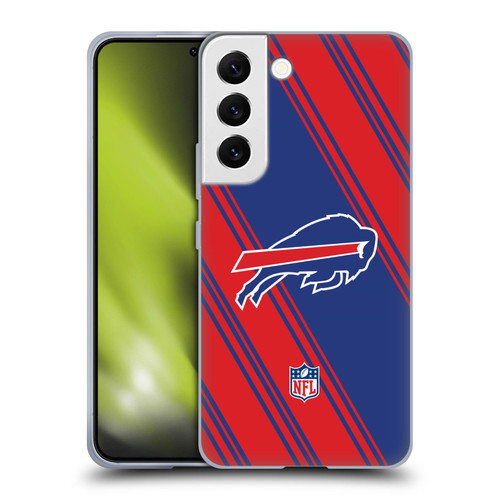 NFL Buffalo Bills Artwork Stripes Soft Gel Case for Samsung Galaxy S22 5G