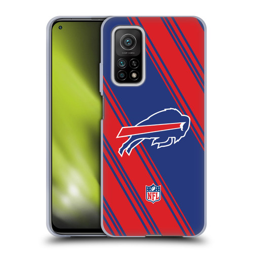 NFL Buffalo Bills Artwork Stripes Soft Gel Case for Xiaomi Mi 10T 5G