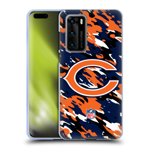 NFL Chicago Bears Logo Camou Soft Gel Case for Huawei P40 5G