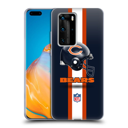 NFL Chicago Bears Logo Helmet Soft Gel Case for Huawei P40 Pro / P40 Pro Plus 5G
