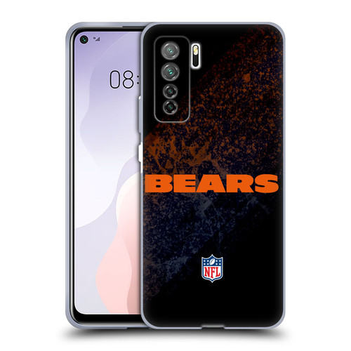 NFL Chicago Bears Logo Blur Soft Gel Case for Huawei Nova 7 SE/P40 Lite 5G