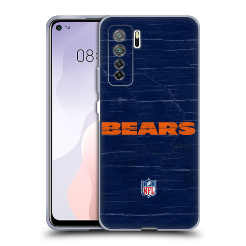 NFL Chicago Bears Logo Distressed Look Soft Gel Case for Huawei Nova 7 SE/P40 Lite 5G