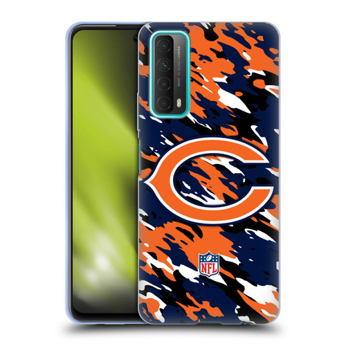 NFL Chicago Bears Logo Camou Soft Gel Case for Huawei P Smart (2021)