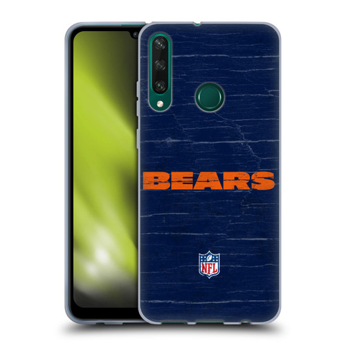 NFL Chicago Bears Logo Distressed Look Soft Gel Case for Huawei Y6p