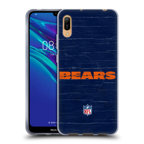 NFL Chicago Bears Logo Distressed Look Soft Gel Case for Huawei Y6 Pro (2019)