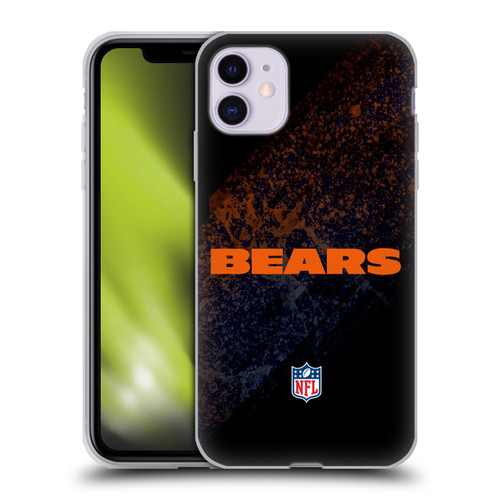NFL Chicago Bears Logo Blur Soft Gel Case for Apple iPhone 11
