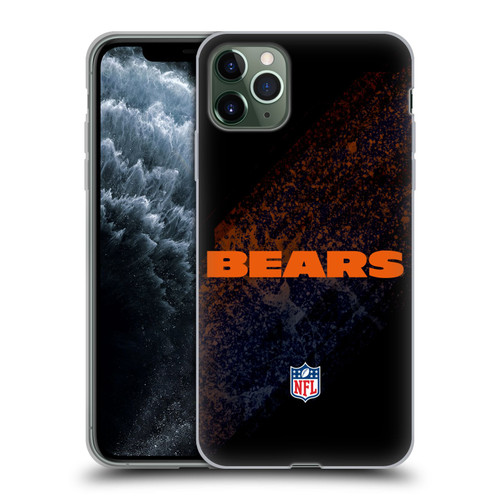 NFL Chicago Bears Logo Blur Soft Gel Case for Apple iPhone 11 Pro Max