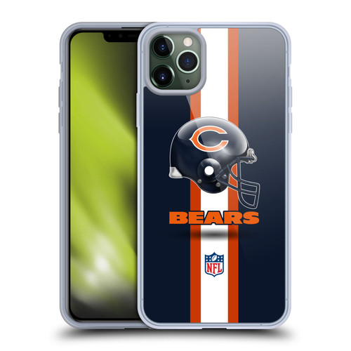 NFL Chicago Bears Logo Helmet Soft Gel Case for Apple iPhone 11 Pro Max