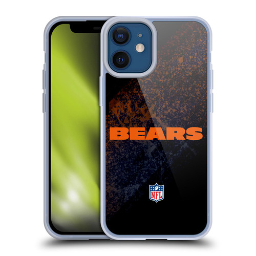 NFL Chicago Bears Logo Blur Soft Gel Case for Apple iPhone 12 Mini