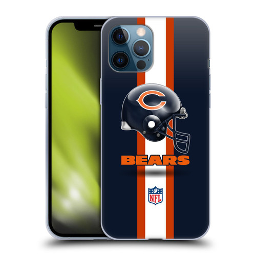 NFL Chicago Bears Logo Helmet Soft Gel Case for Apple iPhone 12 Pro Max