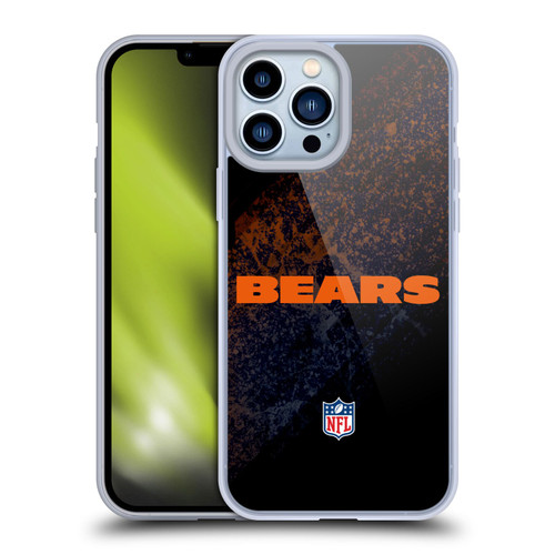 NFL Chicago Bears Logo Blur Soft Gel Case for Apple iPhone 13 Pro Max