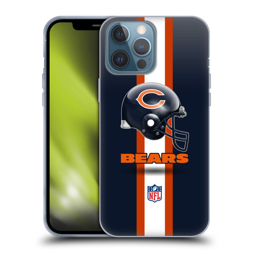 NFL Chicago Bears Logo Helmet Soft Gel Case for Apple iPhone 13 Pro Max