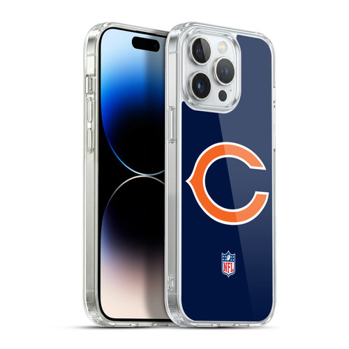 NFL Chicago Bears Logo Plain Soft Gel Case for Apple iPhone 13 Pro Max