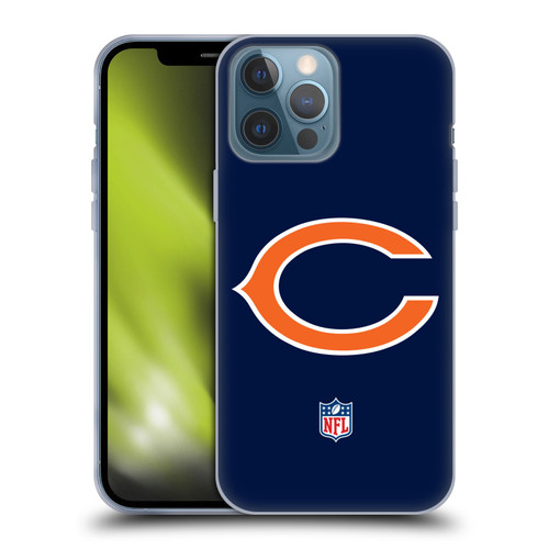 NFL Chicago Bears Logo Plain Soft Gel Case for Apple iPhone 13 Pro Max