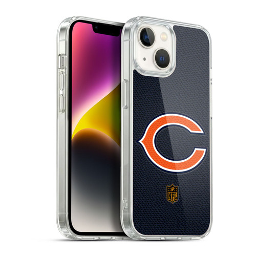 NFL Chicago Bears Logo Football Soft Gel Case for Apple iPhone 14