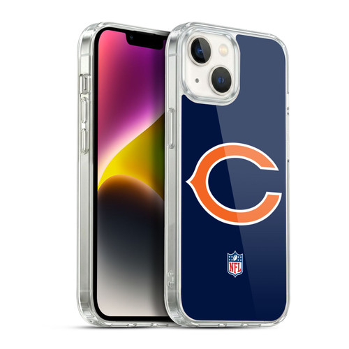 NFL Chicago Bears Logo Plain Soft Gel Case for Apple iPhone 14