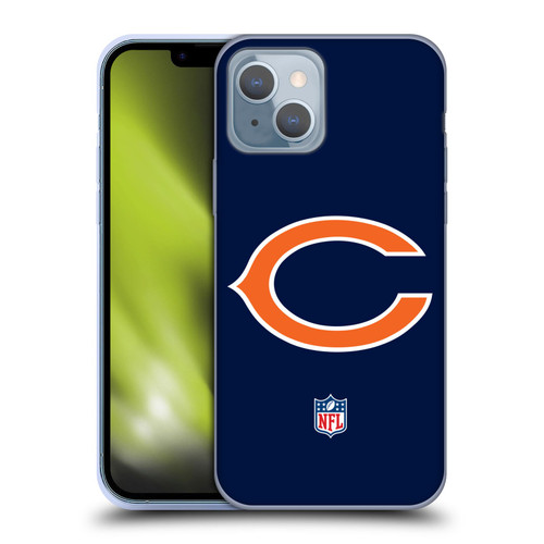 NFL Chicago Bears Logo Plain Soft Gel Case for Apple iPhone 14