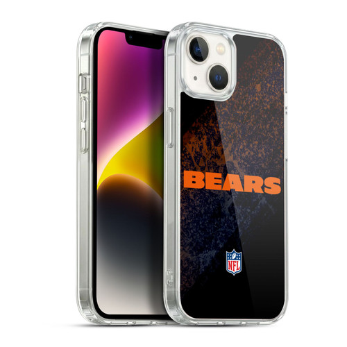 NFL Chicago Bears Logo Blur Soft Gel Case for Apple iPhone 14 Plus