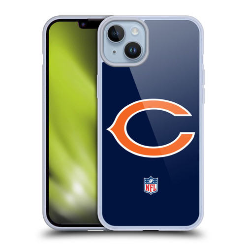 NFL Chicago Bears Logo Plain Soft Gel Case for Apple iPhone 14 Plus NFL Chicago Bears Logo Plain Soft Gel Case for Apple iPhone 14 Plus