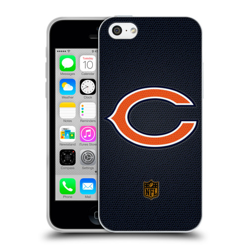 NFL Chicago Bears Logo Football Soft Gel Case for Apple iPhone 5c
