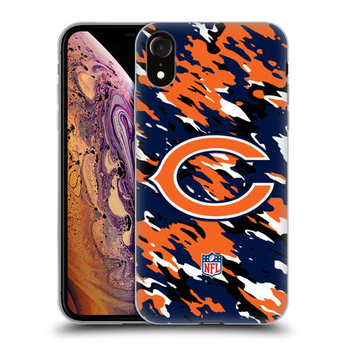 NFL Chicago Bears Logo Camou Soft Gel Case for Apple iPhone XR NFL Chicago Bears Logo Camou Soft Gel Case for Apple iPhone XR