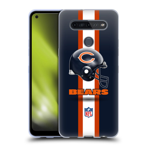 NFL Chicago Bears Logo Helmet Soft Gel Case for LG K51S