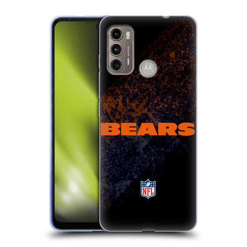 NFL Chicago Bears Logo Blur Soft Gel Case for Motorola Moto G60 / Moto G40 Fusion