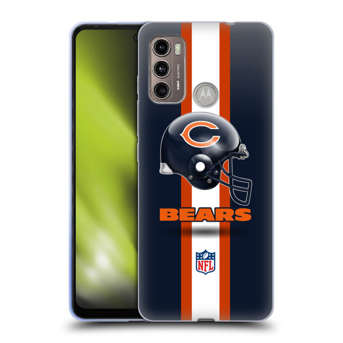 NFL Chicago Bears Logo Helmet Soft Gel Case for Motorola Moto G60 / Moto G40 Fusion