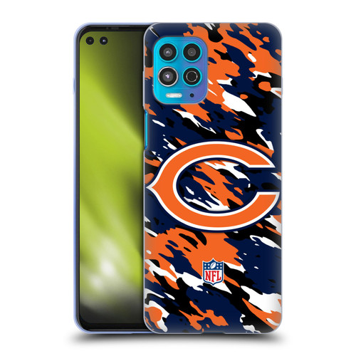 NFL Chicago Bears Logo Camou Soft Gel Case for Motorola Moto G100