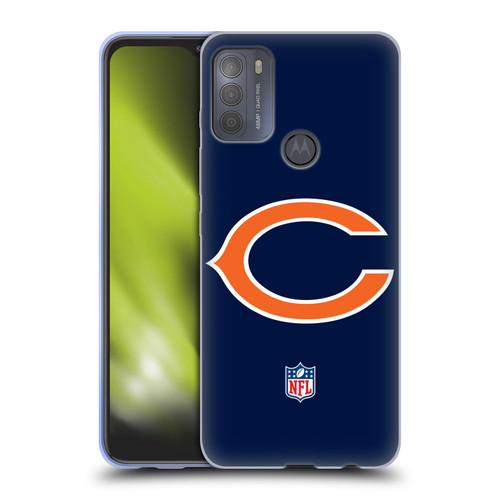 NFL Chicago Bears Logo Plain Soft Gel Case for Motorola Moto G50