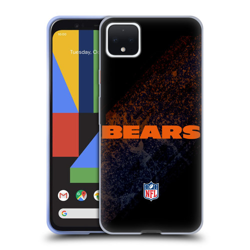 NFL Chicago Bears Logo Blur Soft Gel Case for Google Pixel 4 XL