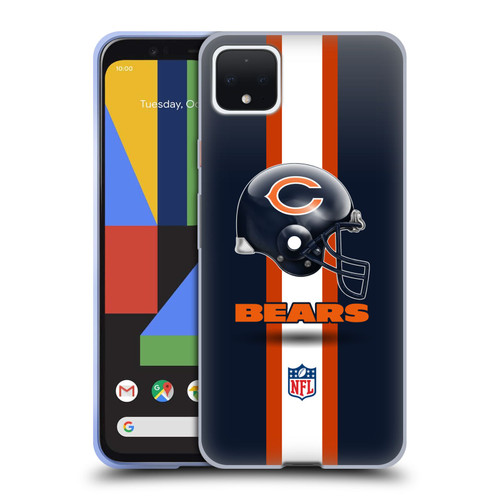 NFL Chicago Bears Logo Helmet Soft Gel Case for Google Pixel 4 XL