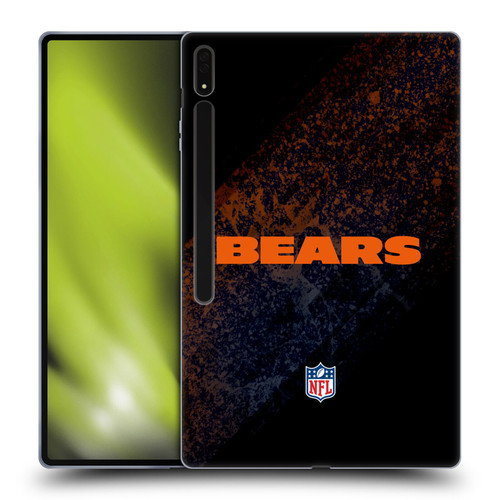 NFL Chicago Bears Logo Blur Soft Gel Case for Samsung Galaxy Tab S8 Ultra