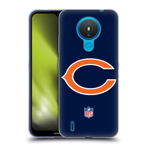 NFL Chicago Bears Logo Plain Soft Gel Case for Nokia 1.4