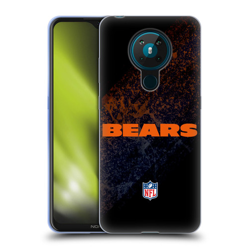 NFL Chicago Bears Logo Blur Soft Gel Case for Nokia 5.3