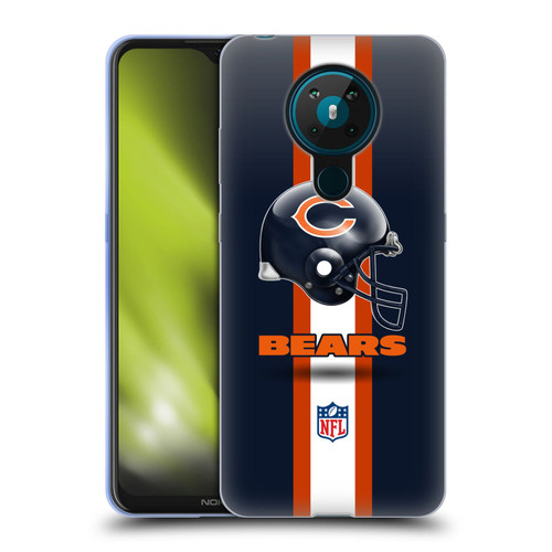 NFL Chicago Bears Logo Helmet Soft Gel Case for Nokia 5.3