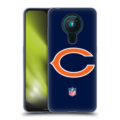NFL Chicago Bears Logo Plain Soft Gel Case for Nokia 5.3