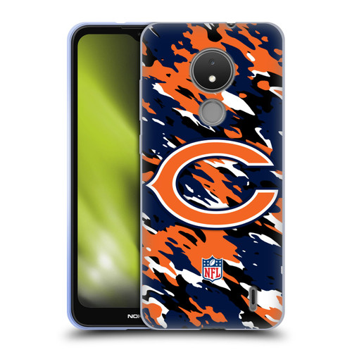NFL Chicago Bears Logo Camou Soft Gel Case for Nokia C21