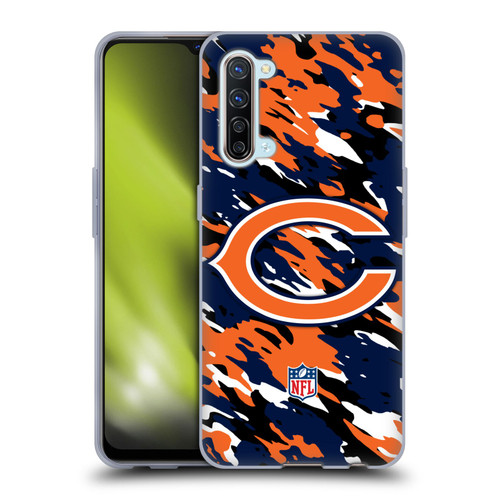 NFL Chicago Bears Logo Camou Soft Gel Case for OPPO Find X2 Lite 5G