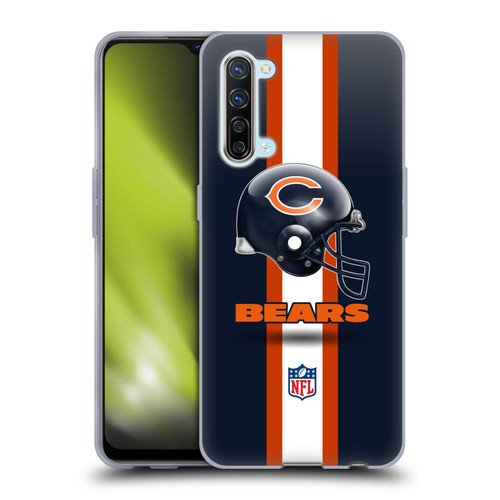 NFL Chicago Bears Logo Helmet Soft Gel Case for OPPO Find X2 Lite 5G